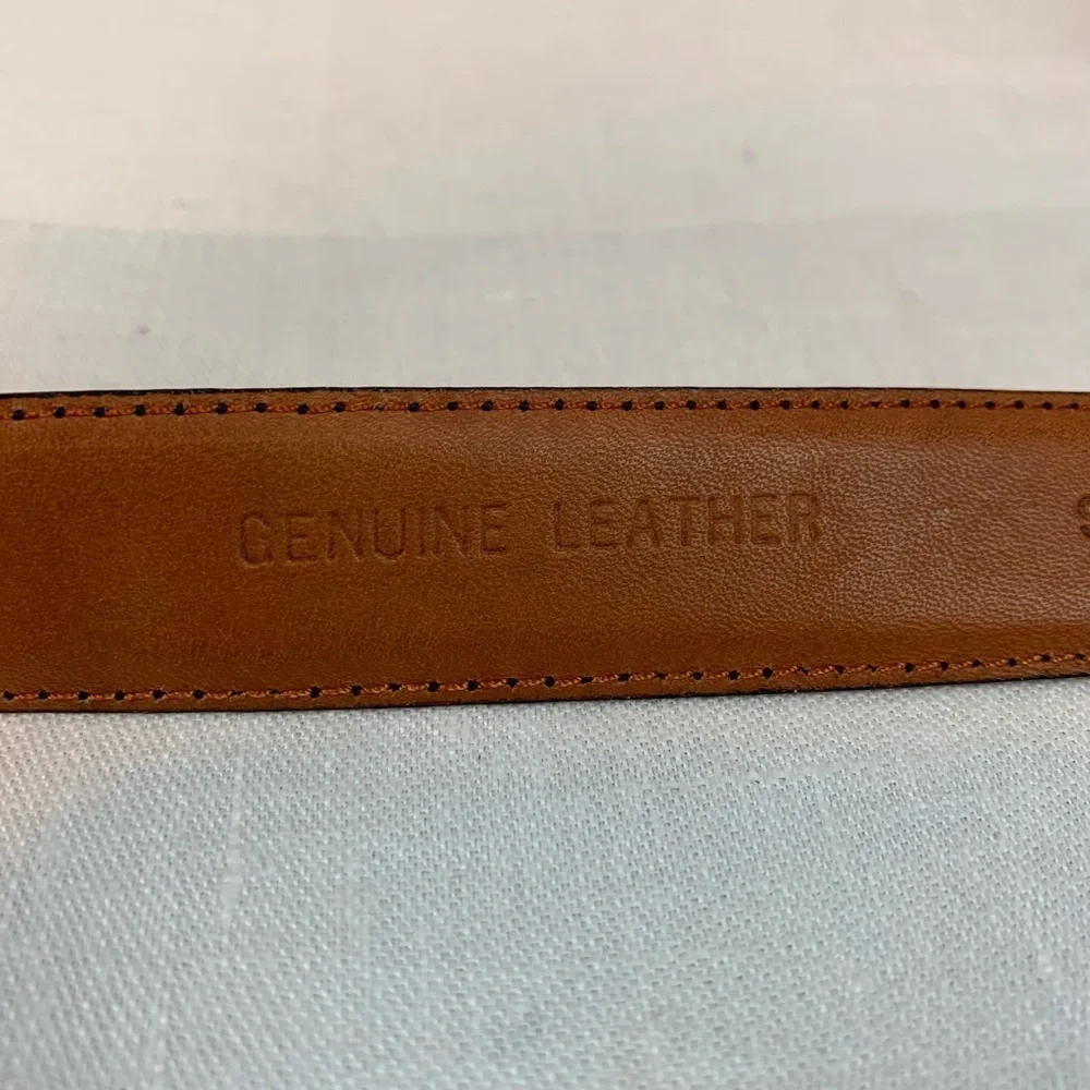 Christopher Hayes Men's Black Leather Belt- Sz 40